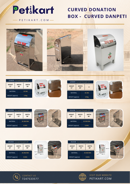 SS donation box flat dan peti 30" by 30" by 6"