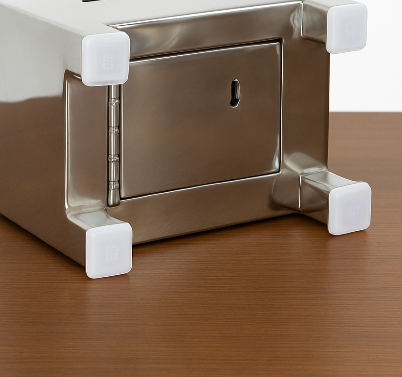 stainless steel donation box (dan peti ) - 11" by 8" by 5" inch